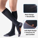 3 Pairs Compression Socks 15-20 mmHg for Women Men - Moderate Support for Circulation, Sports, Travel, Comfort Cuff - Image 6