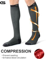 CS CELERSPORT 3 Pairs Compression Socks for Men and Women 20-30mmHg Running Athletic Support Socks - Image 4