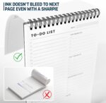 Of a Happy Kind To Do List Notepad: With Multiple Functional Sections - 6.5 x 9.8 60 Sheets - Spiral Daily Planner Notebook - Task CheckList Organizer Agenda Pad for Work - Note and Todo Organization - Image 6