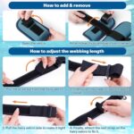 Sportneer Water Aerobics Pool Exercise Equipment Water Workout Combo Set Includes High Density Water Dumbbell Aqua Belt Water Ankle Weights for Aquatic Therapy Pool Fitness Water Exercise - Image 9
