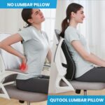 Lumbar Support Pillow for Office Chair,Office Home, College Dorm Room Essentials,Back Support Pillow for Car, Chair Cushions,Back Pain Relief Improve Posture,Mesh Cover Double Adjustable Straps - Image 5