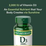 Nature's Bounty Vitamin D, Supports Immune Health & Bone Health, 2000IU Vitamin D3, 150 Softgels - Image 5
