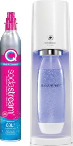 SodaStream E-TERRA Sparkling Water Maker (White) with CO2 and Carbonating Bottle - Image 2