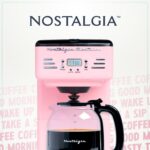 Nostalgia Retro 12-Cup Programmable Coffee Maker With LED Display, Automatic Shut-Off & Keep Warm, Pause-And-Serve Function, Pink - Image 7