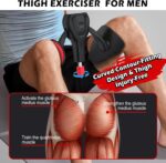 3rd Gen Thigh-Master 0-100 lbs Adjustable Resistance Inner Thigh Exerciser Trainer Counter with Leg Straps Band Pelvic Floor Kegel Hip Exercise Workout Equipment Pilates Women Men - Image 5