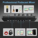 ALSO GO Podcast Equipment Bundle, Music Recording Equipment with Condenser Microphone, Recording Studio Package with Audio Interface Perfect for Podcasting, Singing, Recording, Streaming and Gaming - Image 8