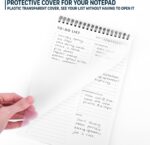Of a Happy Kind To Do List Notepad: With Multiple Functional Sections - 6.5 x 9.8 60 Sheets - Spiral Daily Planner Notebook - Task CheckList Organizer Agenda Pad for Work - Note and Todo Organization - Image 8