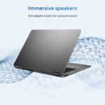 ASUS Vivobook 14 Flip Laptop Copilot+ PC, 14” OLED WUXGA 60Hz Touch Display, Intel® Core™ Ultra 5 226V, Intel® Arc™ Graphics, 16GB Memory, 512GB Storage, Windows 11, Matte Gray, TP3407SA-ES54T - Image 9