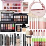 All In One Makeup Kit, Travel Makeup Kit, Makeup Gift Set, Makeup Kit for Women Full Kit, Makeup Bundle Includes Foundation Eyeshadow Palette Lipstick Eyeliner Mascara Contour Stick Cosmetic Brush Set - Image 2