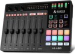 ALABS Fxcaster Audio Interface, Podcast Equipment with 7 controls, Podcast mixer with Pro-preamp,48V Phantom Power, Bluetooth,32 Customize sound pads for Recording,Streaming,Youtube, TikTok,PC,Guitar - Image 2
