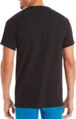 Hanes Packs, Stay-Tucked Soft Cotton, Best Undershirts for Men, White/Black/Asstd Multipacks - Image 4