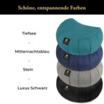 Organic Crescent Zafu Meditation Cushion - Ultra Comfy Kapok Filling - Designed to Prevent & Relieve Back Pain - Image 5