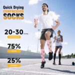bropite Compression Socks for Women & Men-6 Pairs 20-30mmhg Support Running Nurse Travel Compression Socks - Image 3
