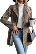 utcoco Womens 2025 Business Casual Blazers Long Sleeve Open Front Work Office Blazer Jacket - Image 2