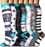 Aoliks Medical Compression Socks for Women & Men, Support Knee High Socks for Running,Nurses,Travel - Image 2