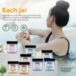 Spazazz RX Therapy Hot Tub Spa and Bath Aromatherapy Salt Crystals 4oz 8 Pack Sample Bundle Includes Muscle - Joint - Detox - Stress - Respiratory - Sport -Sleep - Energy. Great for Muscles & Joints - Image 5