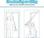 Shoulder Pulley Over The Door Physical Therapy System, Exercise Pulley for Physical Therapy, Alleviate Shoulder Pain and Facilitate Recovery from Surgery, FSA or HSA Eligible - Image 7