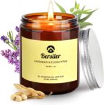 Aromatherapy Candles, Scented Candles, 7OZ Lavender Eucalyptus Candles Stress Relief and Relax for Home & Bedroom Gift for Women Birthday Christmas, Soy Wax Candle - Image 2