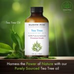 Majestic Pure Tea Tree Essential Oil with Glass Dropper - Huge 4 Fl Oz - 100% Pure and Natural Tea Tree Oil - Premium Grade Essential Oils for Diffuser, Aromatherapy, Soap and Candle Making - Image 3