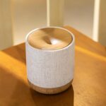 Essential Oil Diffuser 200ml with Fabric Cover and Night Lamp | Ultrasonic Aroma Diffuser | Humidifier w Lights | Room Decor | Small Humidifier for Bedroom | Gift (Light Brown) - Image 7