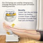 Daiwa Felicity Chi Vitalizer Machine Original - Passive Aerobic Exerciser for Vitality Swing Shaking Exercise - Chi Machine Lymphatic Massager, Comfortable Padded Ankle Cradle for Full Body Relaxation - Image 5
