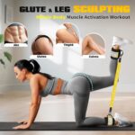 Ankle Resistance Bands with Cuffs, Leg and Glutes Workout Equipment, Resistance Bands with Ankle Straps for Cable Machine Kickbacks, Booty Workouts, Lower Body Exercises - Home Gym Exercise Equipment - Image 5