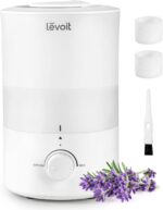 LEVOIT Humidifiers for Bedroom, Quiet (3L Water Tank) Cool Mist Top Fill Essential Oil Diffuser with 25Watt for Home Large Room, 360° Nozzle, Rapid Ultrasonic Humidification for Baby Nursery and Plant - Image 2