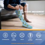 bropite Compression Socks for Women & Men-6 Pairs 20-30mmhg Support Running Nurse Travel Compression Socks - Image 7