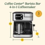 Cuisinart Coffee Center Barista Bar 4-in-1 Coffee Maker, Single-Serve Pods Compatible, Coffeemaker, Three Brewing Sizes, SS-4N1NAS, Black - Image 7