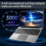 14 Inch Laptop Computer, 8GB RAM 256GB SSD, Intel Celeron N4020C Processors(up to 2.8GHz), Windows 11 Pro Laptop, FHD 1920 x 1080, Work and Students laptops, Light&Thin 180 Angle Opening - Image 9