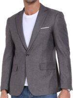 Wehilion Mens Casual Blazer Jacket Lightweight Sports Coat Suit Jacket for Summer Daily Business Wedding Party Travel - Image 3