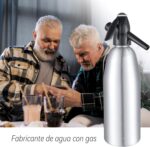 Soda Streaming Machine - Carbonated Water Machine with CO2 Tanks, Sparkling Water Maker, Soda Water and Cocktail Maker Machine, All-in-one Soda Maker Solution(Silver) - Image 8