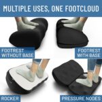 Everlasting Comfort Adjustable Cloud Foot Rest for Under Desk at Work with Pressure Point Nodes - Ergonomic Memory Foam Office Foot Stool & Desk Footrest for Gaming & Home Office - Image 6