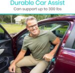 Vive Car Handle Assist for Elderly - Scratch Proof Latch - Auto Grab Bar Cane Support Aid - Standing Mobility Safety Tip to Help Get Out - Portable Assistive Device for Seniors, Handicapped - Image 9