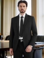 MAGE MALE Men's One Button Suit Jacket Elegant Solid Color Blazers Slim Fit Lightweight Sport Coats Blazer - Image 9
