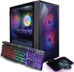 STGAubron Prebuilt Gaming PC Desktop, Radeon RX 550 4G GDDR5, Intel Core I5 up to 3.7GHz, 16G RAM, 512G SSD, WiFi, BT 5.0, RGB Fan x3, Windows 10 Home - Image 2