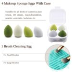 Makeup Brushes 22 Pcs Makeup Kit,Foundation Brush Eyeshadow Brush Make up Brushes Set (Green, 22 Piece Set) - Image 6
