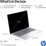 HP OmniBook 5 14 inch Next Gen AI PC, OLED Display, Snapdragon X Plus X1P-42-100, 16 GB RAM, 1 TB SSD, Qualcomm Adreno GPU, Windows 11 Home, Copilot+ PC, Glacier Silver, 14-he0099nr - Image 13