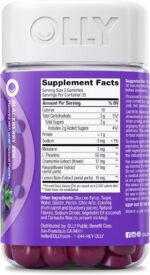 OLLY Sleep Gummy, 3 mg Melatonin, L-Theanine, Chamomile, Lemon Balm, Sleep Aid, Blackberry - 70 Count - Image 9