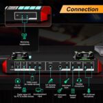 Podcast Equipment Bundle, Audio Interface with Cardioid Designer BM800 Mic for Gamer and Quality All-in-One DJ Mixer, for Live Streaming, Singing, YouTube, Gaming - Image 4