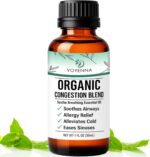 Essential Oil Breathe Blend for Diffuser, Humidifier, Aromatherapy & Rub with Peppermint & Eucalyptus Oils | for Headache, Allergy & Congestion - Image 2