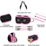 Ankle Resistance Bands with Cuffs: Women Ankle Strap Band for Working Out - Ankle Resistance Bands for Glutes Hip & Leg Butt Training Workout Exercise Equipment - Image 4