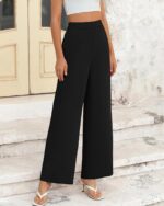 BTFBM Women High Waisted Wide Leg Pants Fall 2025 Business Casual Work Dress Pants Loose Office Palazzo Trousers Pockets - Image 3