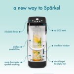 Spärkel Beverage System | Black Sparkling Water Maker | No CO2 Tank Needed | Carbonated Water Machine that Uses Fresh, Natural Ingredients | Soda Maker | 5 Unique Carbonation Levels - Image 6