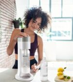Sparkling Water Maker, Soda Maker Machine for Quickly Creating Refreshing Soda, Includes 2x BPA-Free 1L Carbonation Bottle, Compatible with 60L CO2 Carbonator (White, 1 L) - Image 8