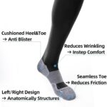 Medical Compression Socks 20-30 mmHg for Men Women (3 Pairs) - Best Support for All Day Wear, Pain Relief, Circulation - Image 6