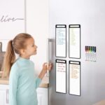 Magnetic Dry Erase List Board - 4"x12" Multifunctional List Board for Fridge - 6 Extra Fine Point Markers Included - Shipped Flat - Image 6