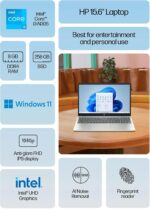 HP 15 Slim Laptop in Lavender Intel 8-core i3-N305 up to 3.8GHz 8GB RAM 256GB SSD 15.6in Full HD LCD Webcam WiFi HDMI W11 (15-FD - Renewed) - Image 3