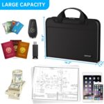 ENGPOW Accordion File Organizer,Fireproof Expanding File Folder with Multi Pockets,13 Pockets Document Organizer with Handle & Labels,Portable Home Travel Safe Storage for Letter A4 Files and More - Image 7
