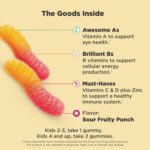 OLLY Kids Multivitamin Gummy Worms, Overall Health and Immune Support, Vitamins and Minerals A, C, D, E, Bs and Zinc, Chewable Supplement, Sour Fruit Punch, 45 Day Supply (70 Count) - Image 4
